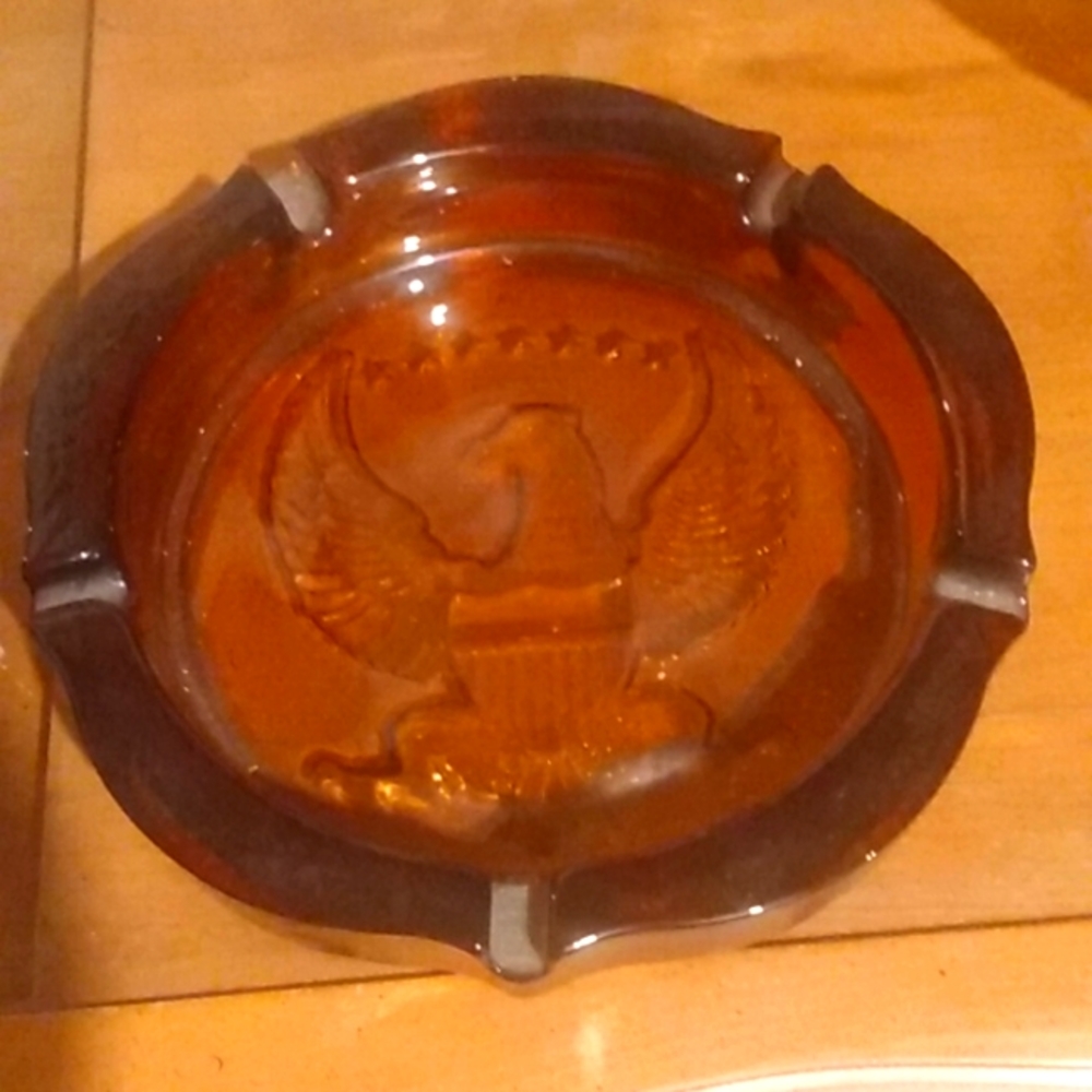 Tiara glass ashtray